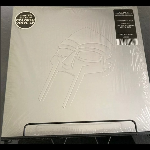 MF Doom Operation Doomsday 2014 Reissue Blue/Black Split Color Vinyl MF-90 ST-02 - Picture 1 of 5